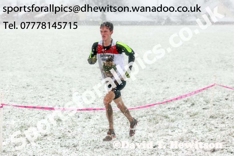 Mens under-20s North Eastern Cross Country, Sedgefield, County Durham. Photo: David T. Hewitson/Sports for All Pics